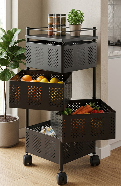 UltraMove 360° Rotating Kitchen & Home Trolley